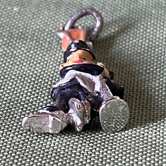 VTG I Sterling Enameled Lush On Lamppost Charm - Picture 8 of 16